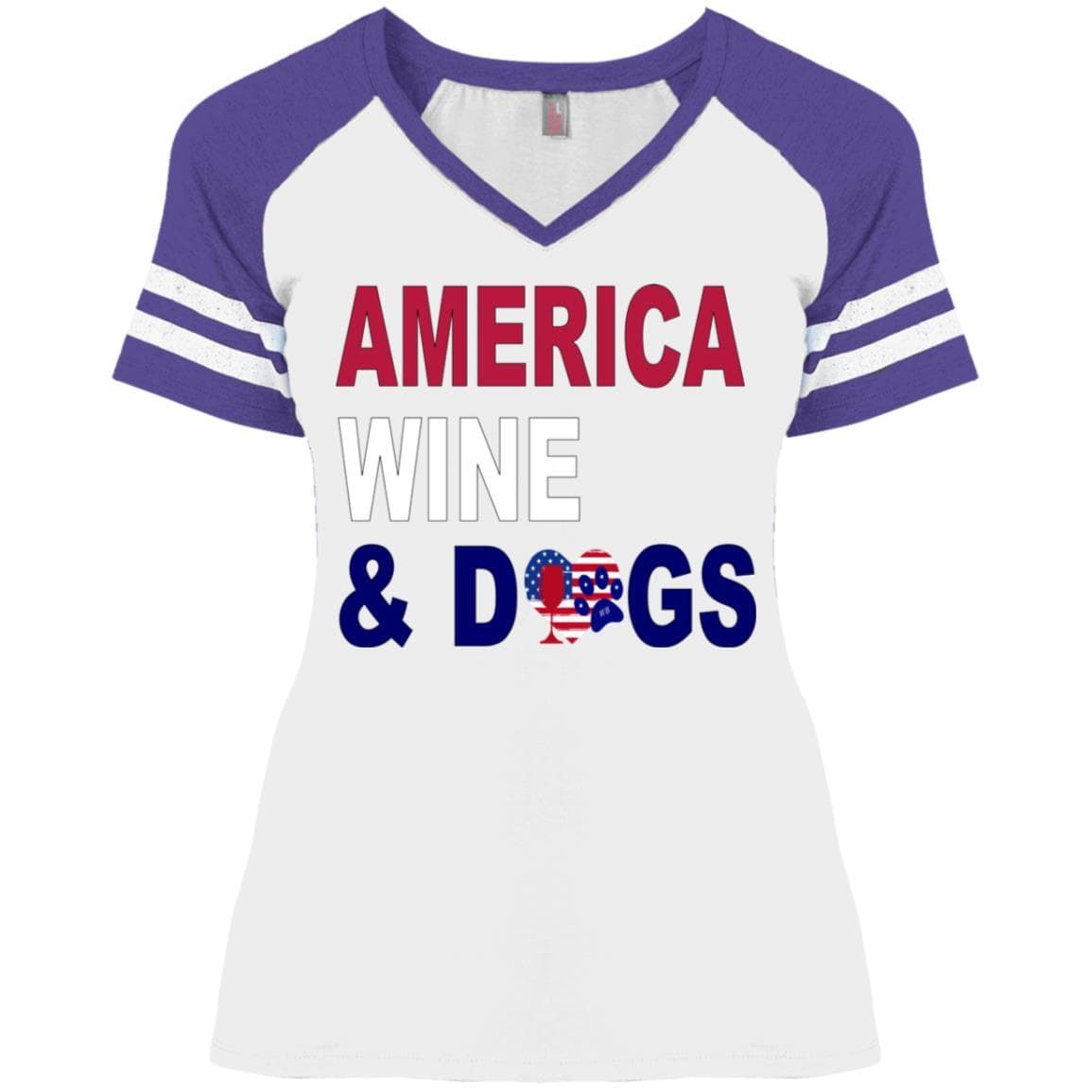 White/Heather Purple
