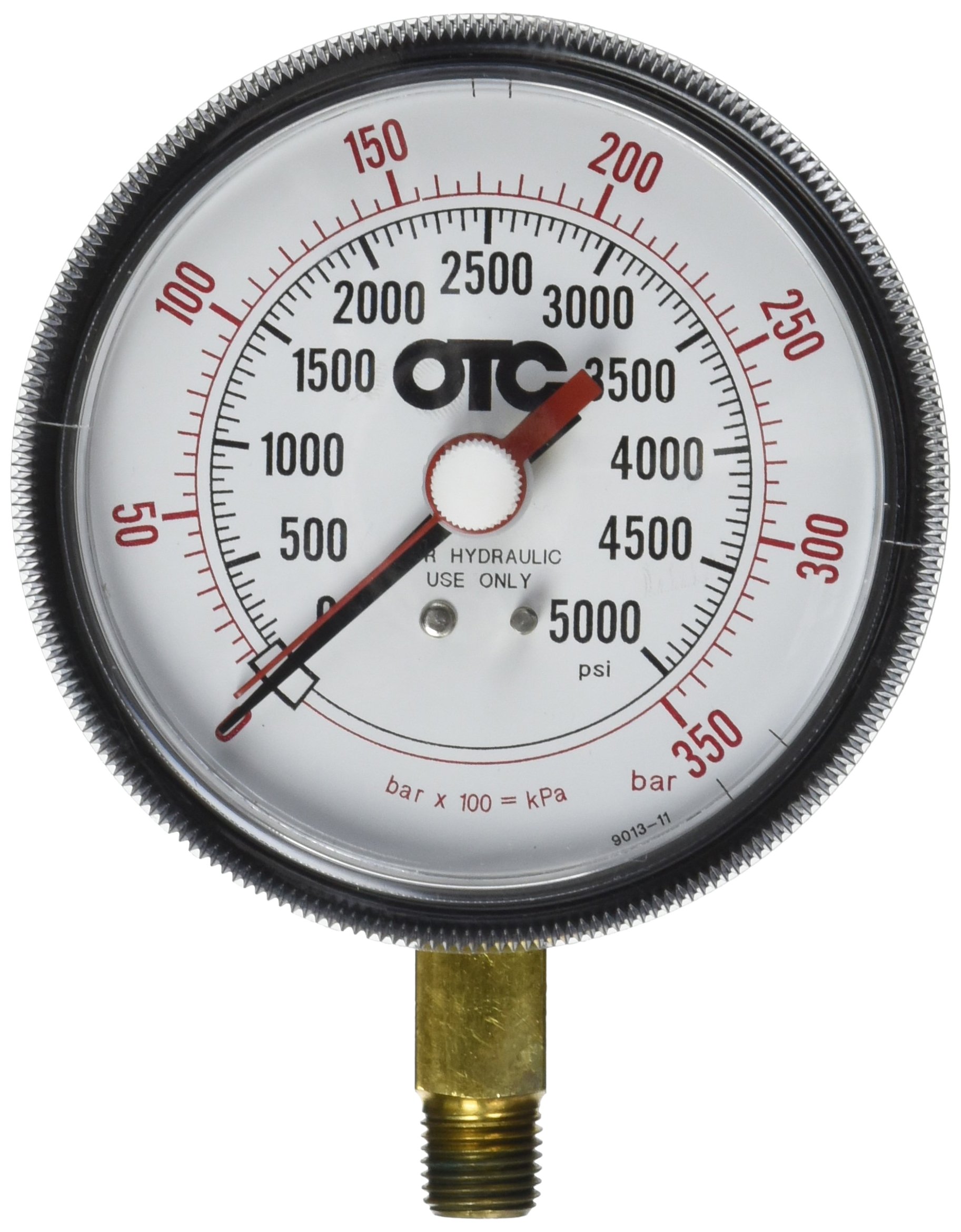 OTC 11565 High Pressure Gauge Replacement for Nozlrater Diesel Injector Nozzle Tester - Compatible with Diesel Fuel Injection System Testing & Maintenance