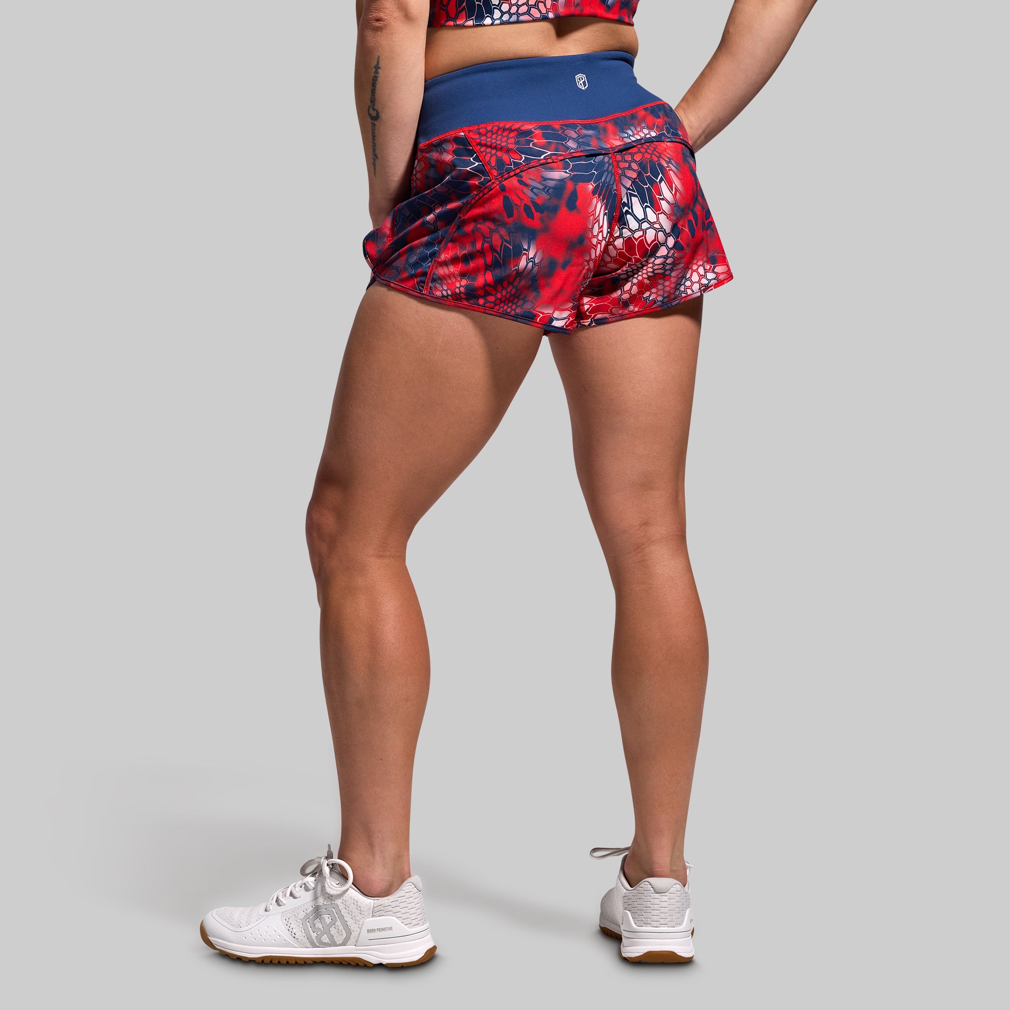 Free Flow Shorts - Kryptek Freedom Camo Pattern Quick-Dry Outdoor Hiking & Running Shorts for Men - Perfect for Camping, Gym, and Summer Adventures