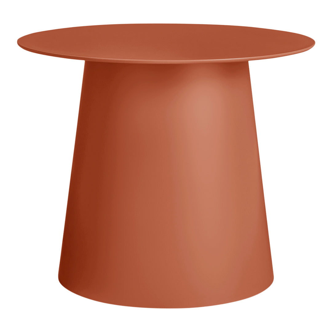 Modern Circular Low Cocktail Table - Stylish Coffee Table for Living Room, Lounge & Patio - Perfect for Small Spaces & Home Decor