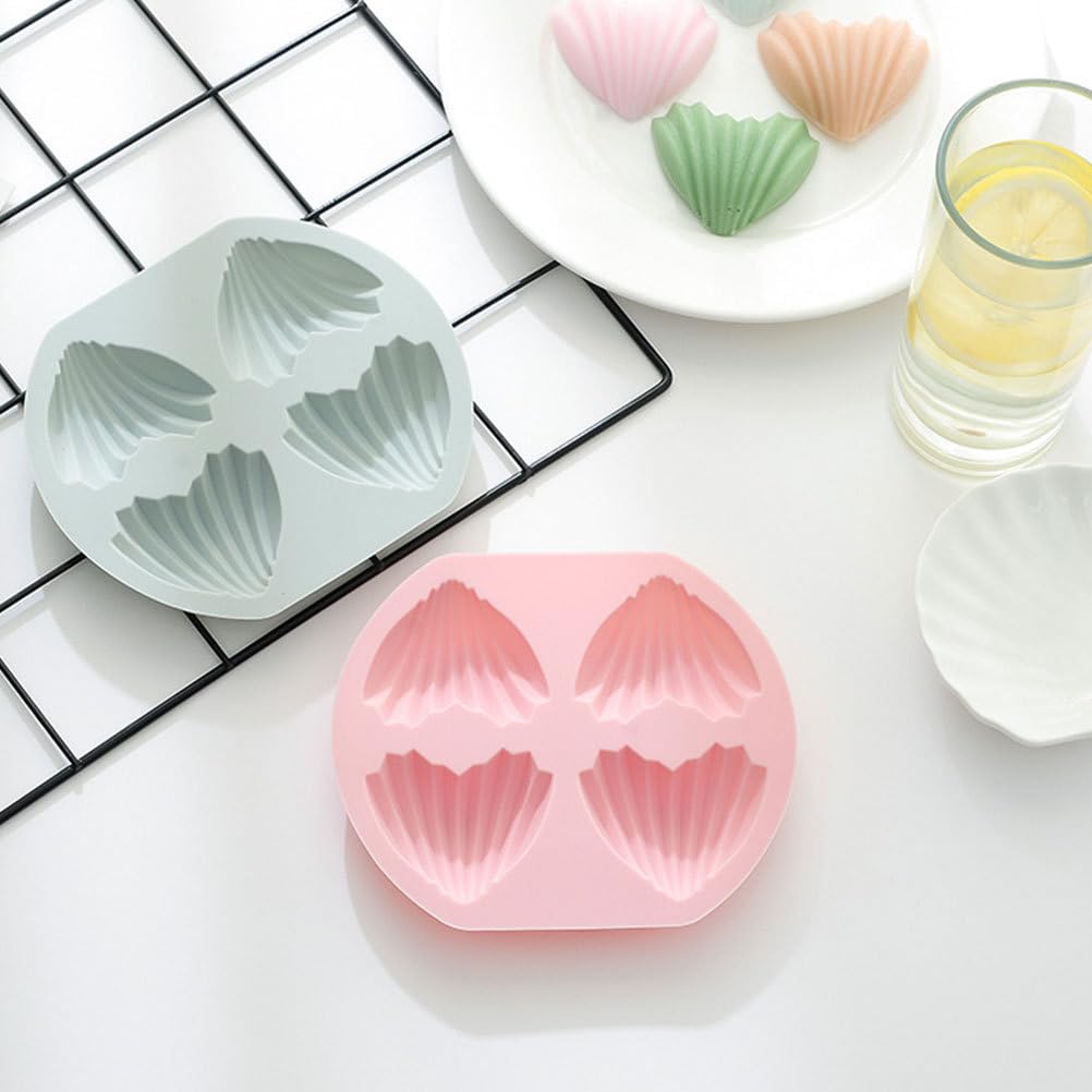 4PCS Heart Shaped Silicone Candy Molds - 4 Cavity Baking Molds for Chocolate, Gummy, Cake - Valentine's Day DIY Dessert Tools - Perfect for Valentine's Gifts, Party Treats & Home Baking