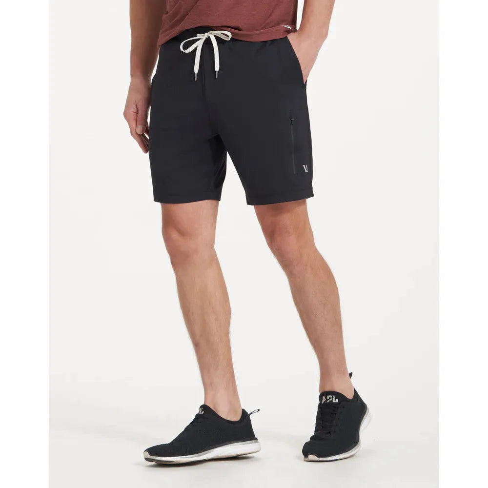 Vuori Men's Sunday Performance Shorts - Lightweight, Quick-Dry Active Shorts for Running, Gym & Lounge - Black
