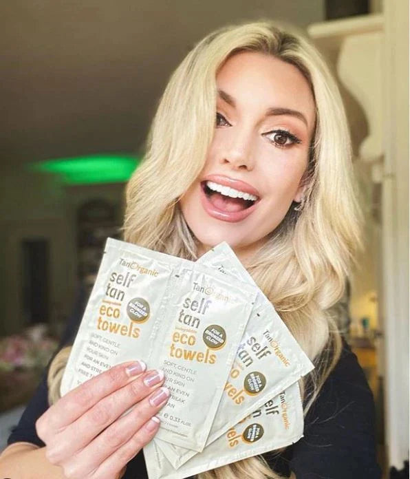 Organic Self-Tanning Towel for Sunless Tanning - Eco-Friendly & Reusable - Perfect for Travel, Gym & At-Home Glow