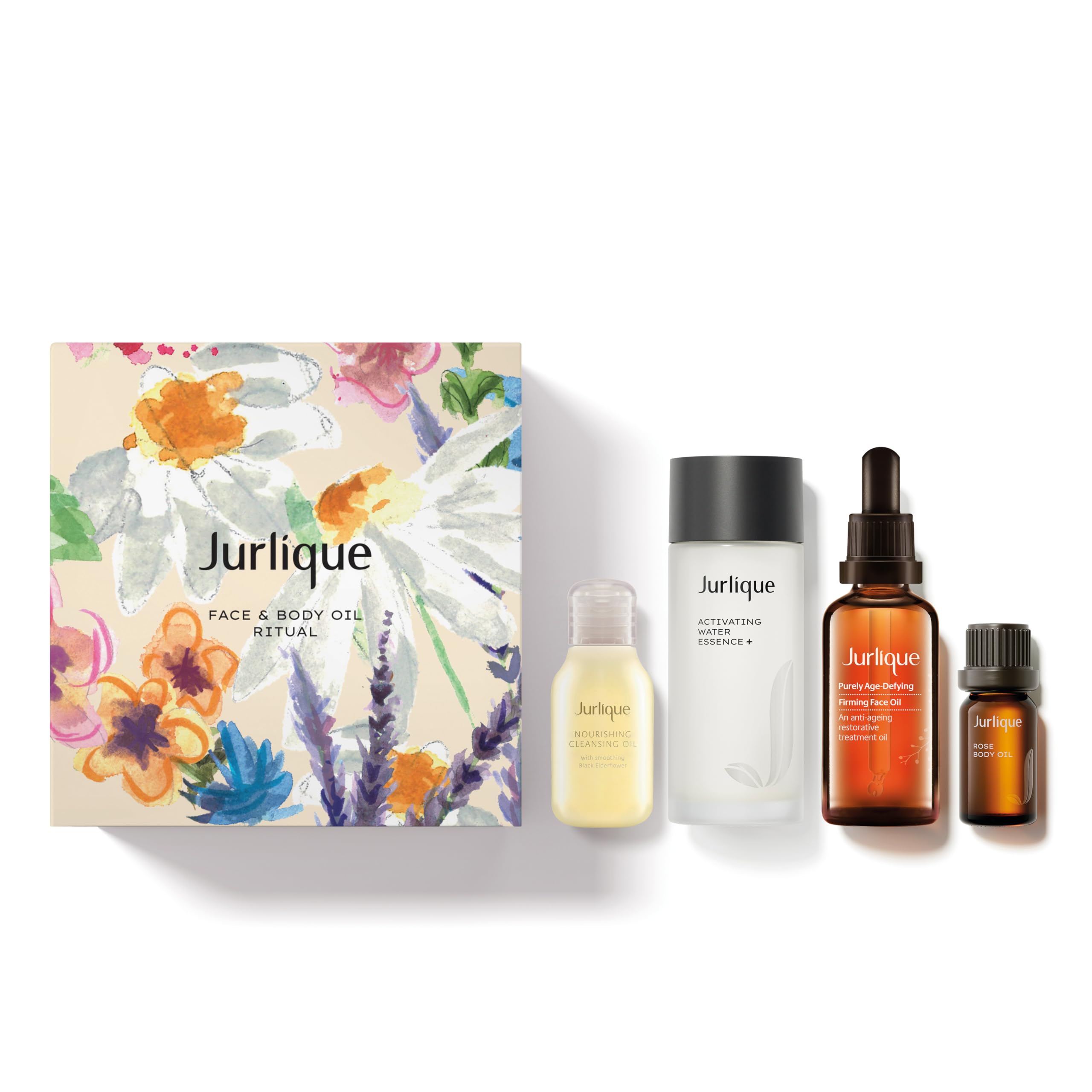 Jurlique Face & Body Oil Ritual - Organic Skincare for Hydration & Glow | Perfect for Daily Moisturizing & Spa Nights