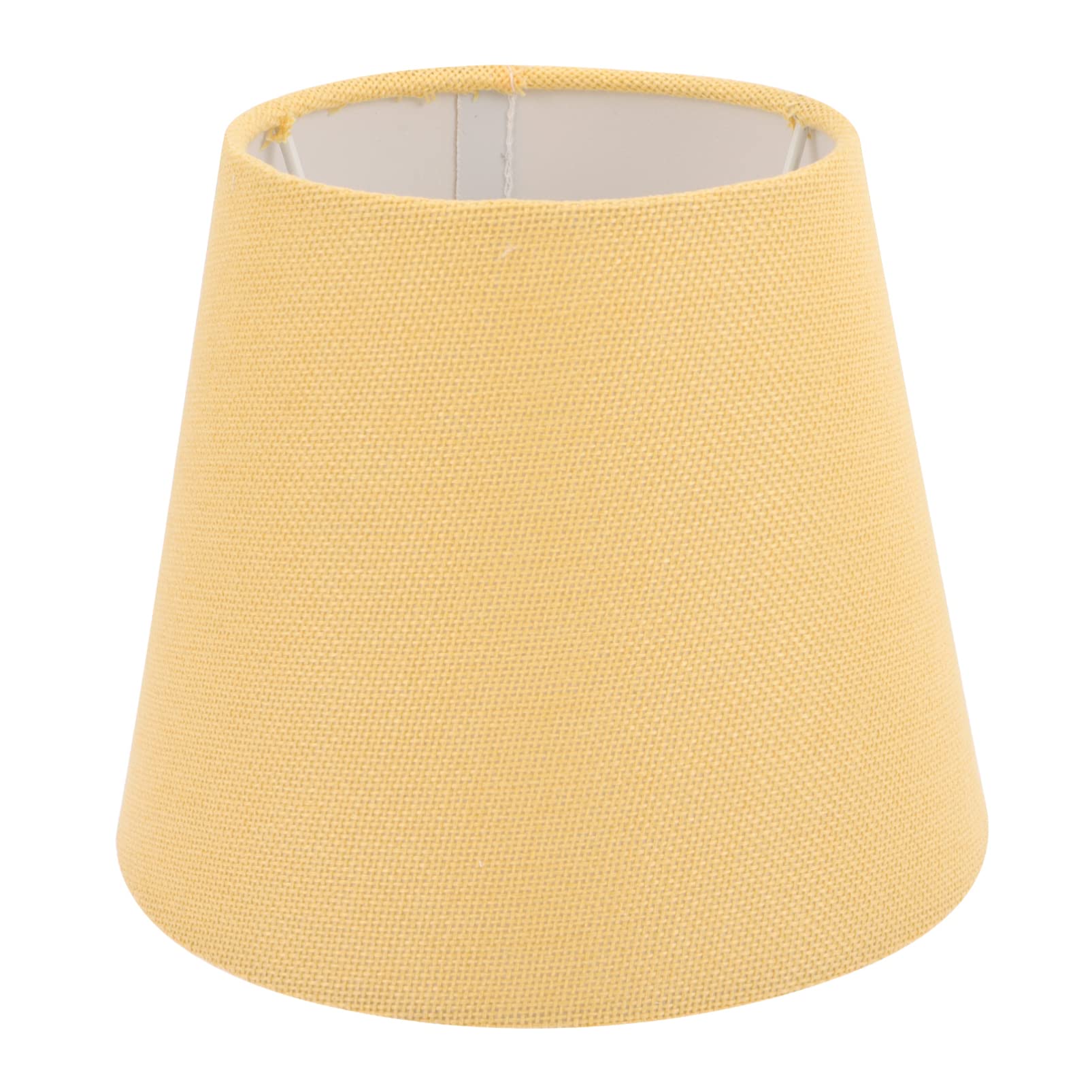 Vintage Drum Lamp Shade - E14 Base Replacement Lampshade for Home & Shop Decor | Yellow Small Lamp Cover | Perfect for Bedroom, Living Room, Coffee Shop Ambiance