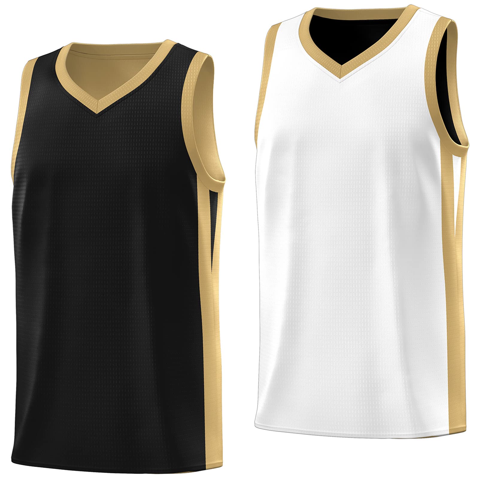 **KXK Men's Reversible Basketball Jersey - Blank Team Uniform for Sports & Hip Hop Style - Sizes S to 4XL - Perfect for Games, Practice & Streetwear Fashion**