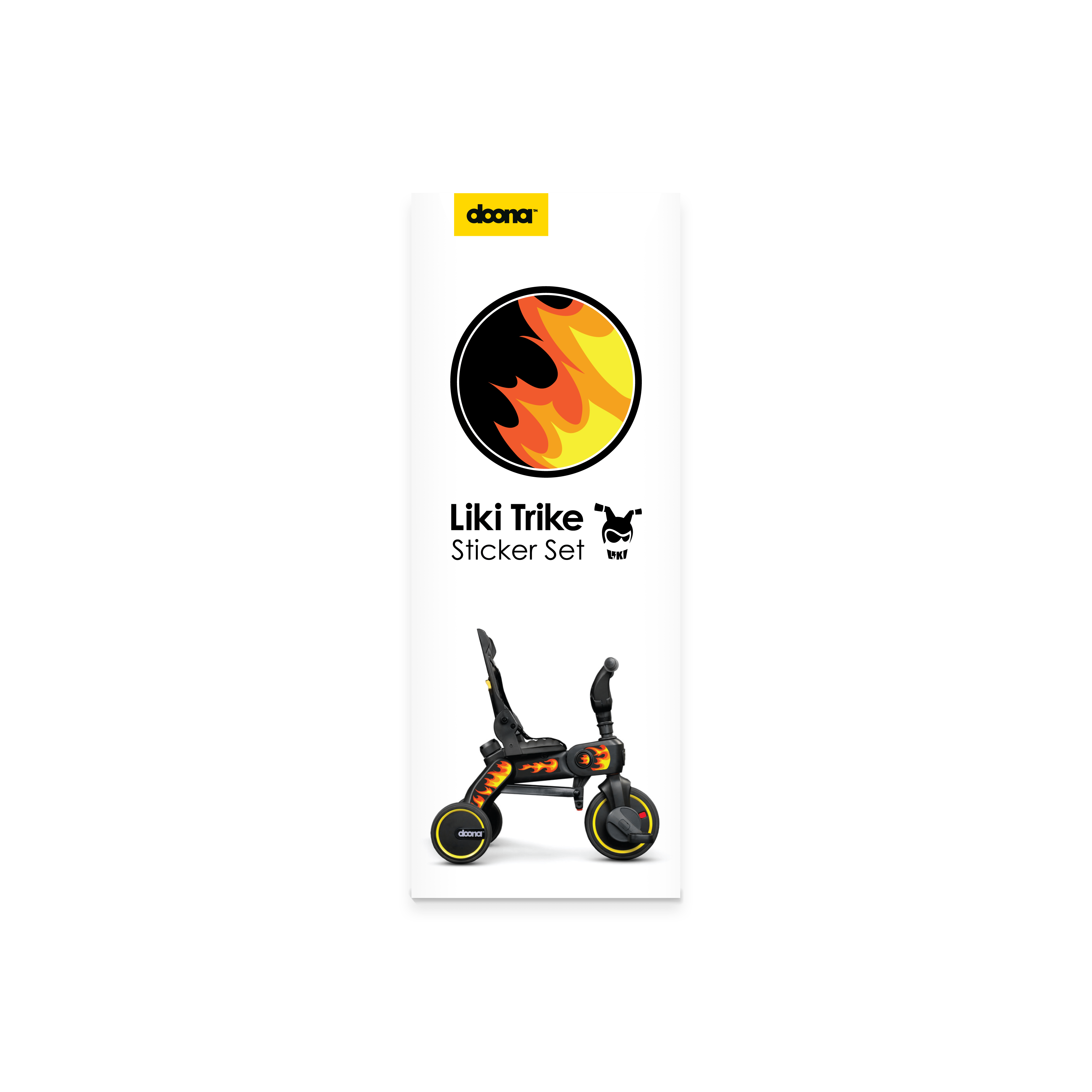 Doona Liki Trike Stickers - Decorative Vinyl Decals for Baby Stroller & Tricycle - Perfect for Personalization, Gift Giving, and Playtime Fun