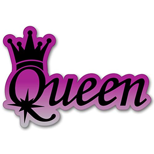 Queen Vinyl Sticker - Waterproof & Durable Decal for Laptops, Cars, Walls - Multiple Sizes Available - Perfect for Home Decor, DIY Projects & Gift Giving