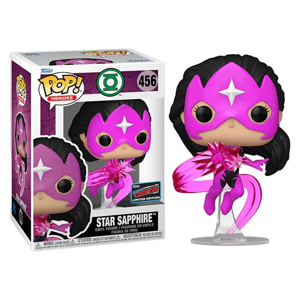 DC Heroes Star Sapphire Pop! Vinyl Figure - NYCC 2022 Exclusive Collectible [456] - Perfect for Comic Book Fans & Display Collections