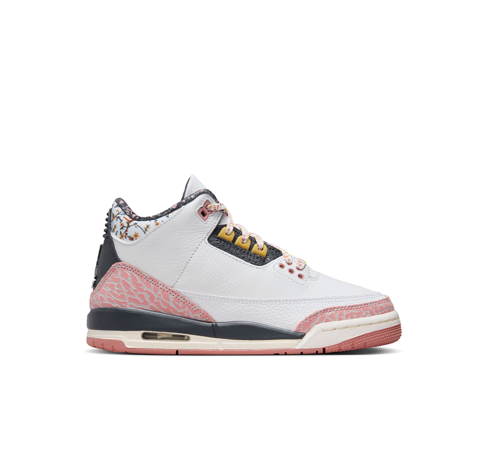 AIR JORDAN 3 RETRO (GS) Basketball Shoes for Kids - Lightweight Sneakers for Boys & Girls - Perfect for School, Sports & Casual Wear