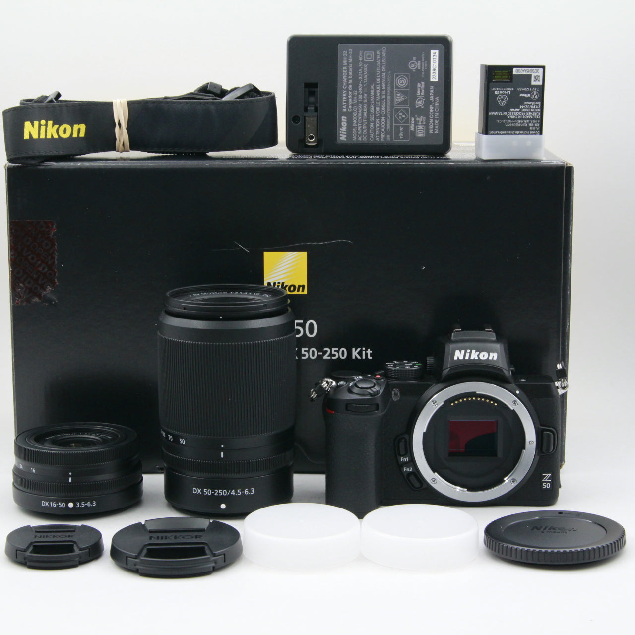Nikon Z 50 Mirrorless Digital Camera Bundle with 16-50mm & 50-250mm VR Lenses - Open Box Excellent Condition | Perfect for Travel Photography, Vlogging & Outdoor Adventures