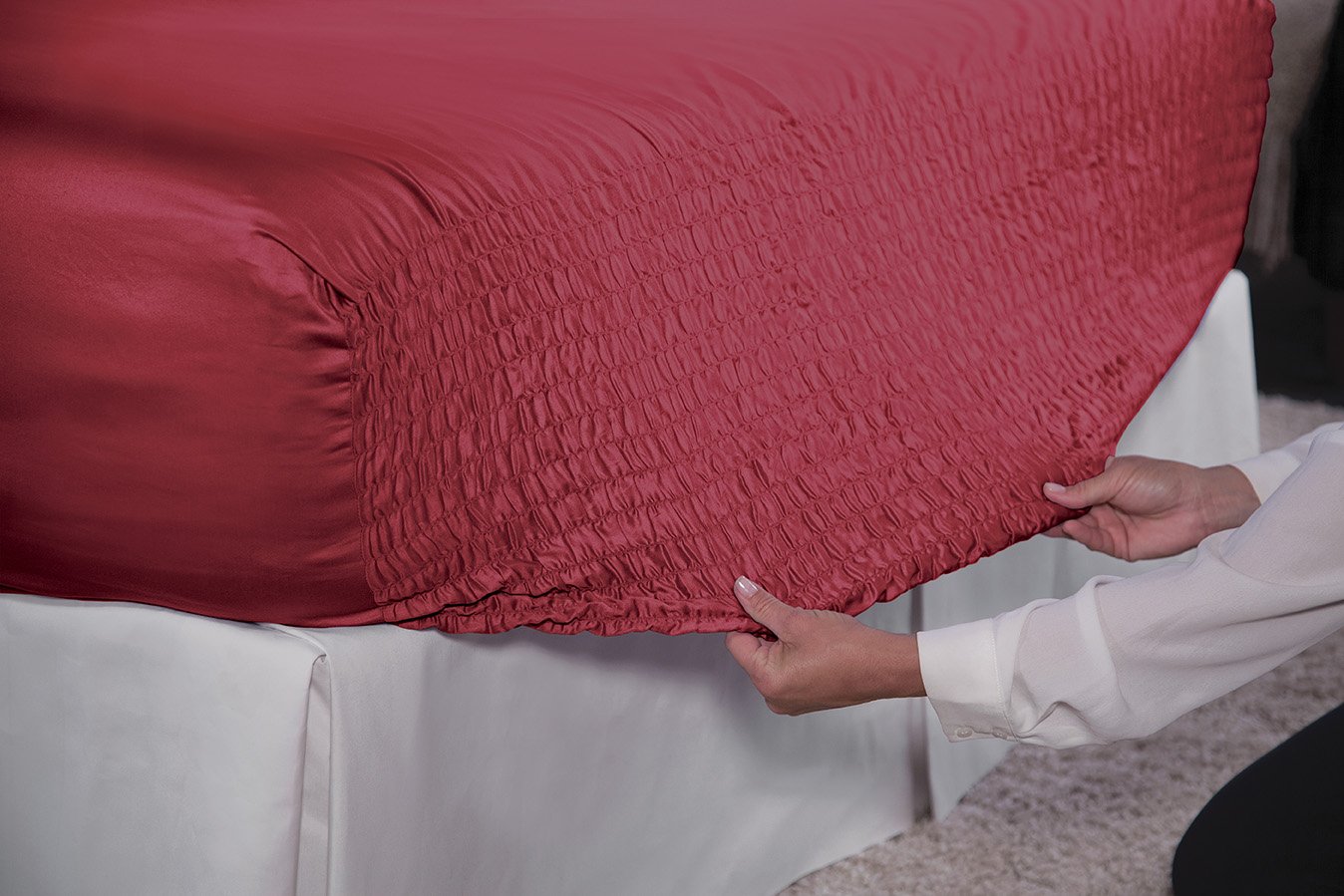 Premium Microfiber Sheet Set - Ultra Soft & Cooling Bed Sheets with Deep Pocket Fitted Sheet, Flat Sheet & 2 Pillowcases - Twin Size Burgundy for Comfortable Sleep - Perfect for Bedrooms, Guest Rooms & Dorm Rooms