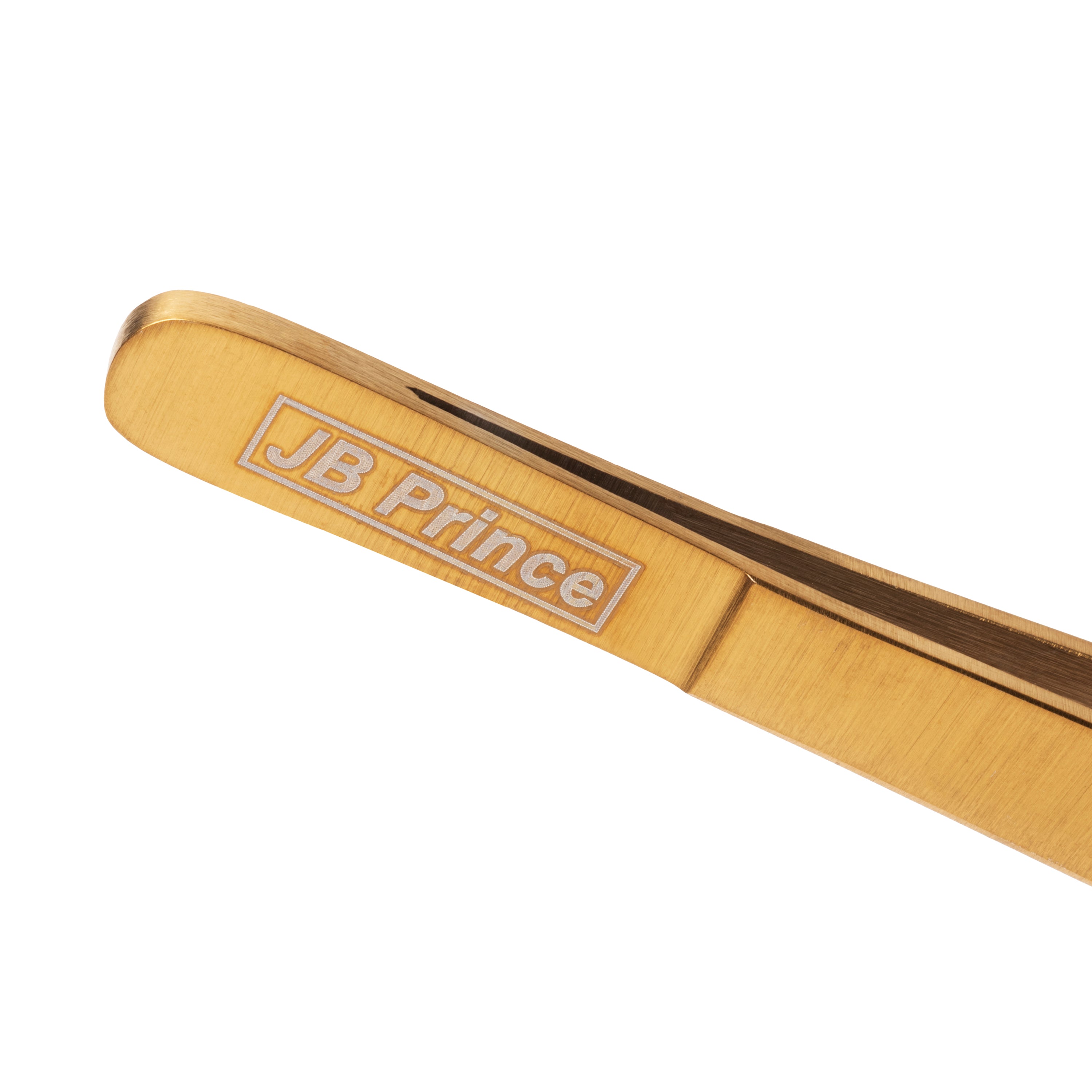 JB Prince Offset Fine Tip Tweezer 7.8 Inches - Professional Stainless Steel Tweezers for Precision Work, Jewelry Making, Electronics Repair & Lab Use