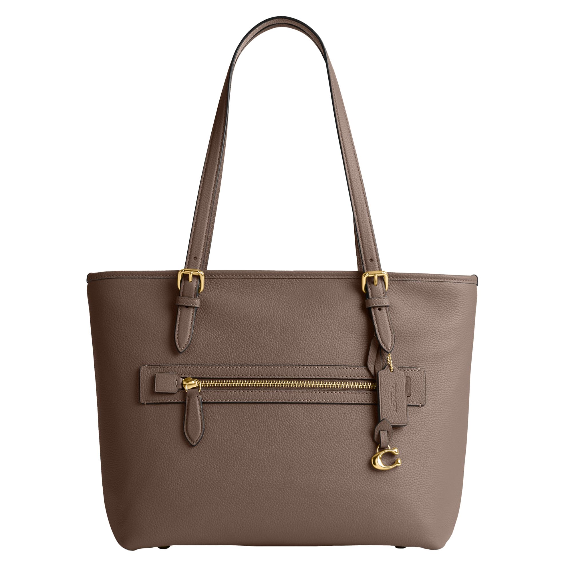 Coach Women's Polished Pebble Leather Taylor Tote Bag - Stylish & Durable Designer Handbag for Work, Travel & Everyday Use