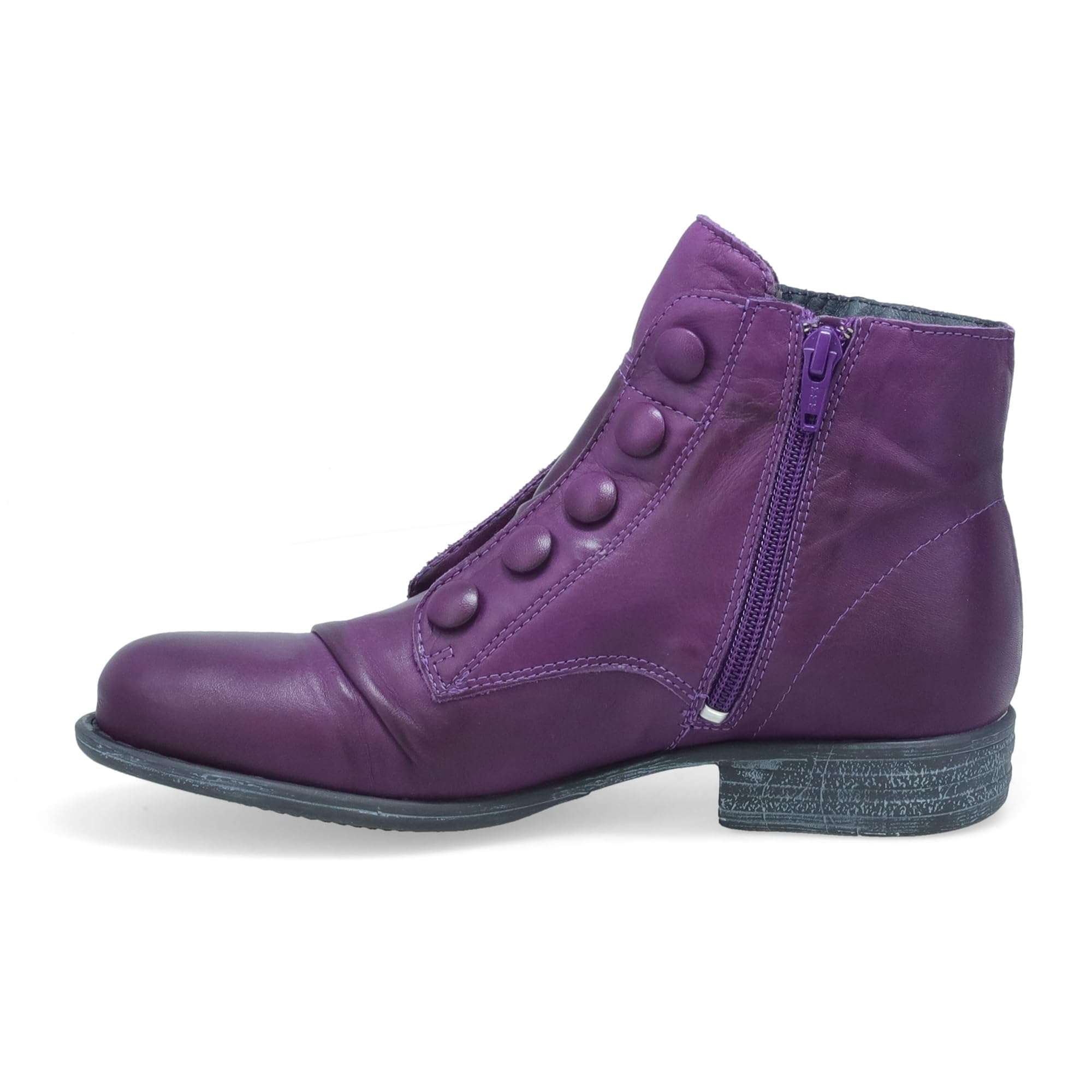 Miz Mooz Louise Women's Ankle Boots - Comfortable Leather Booties for Casual & Dressy Outfits | Perfect for Work, Date Night & Fall Fashion