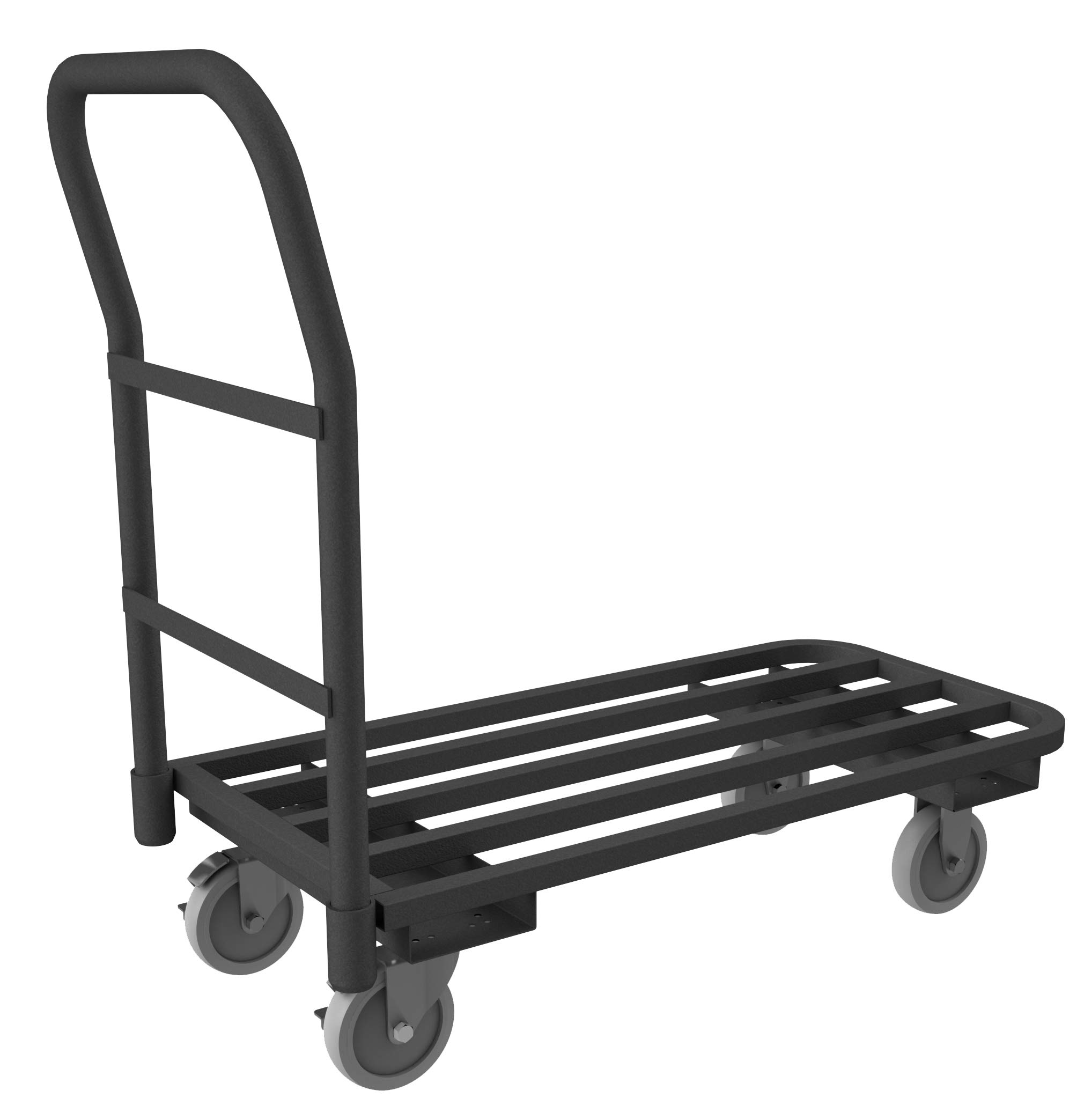 Durham EPTT184895 Flat Bar Platform Truck - Heavy Duty 1400 lbs Capacity for Warehouse, Industrial, and Workshop Use