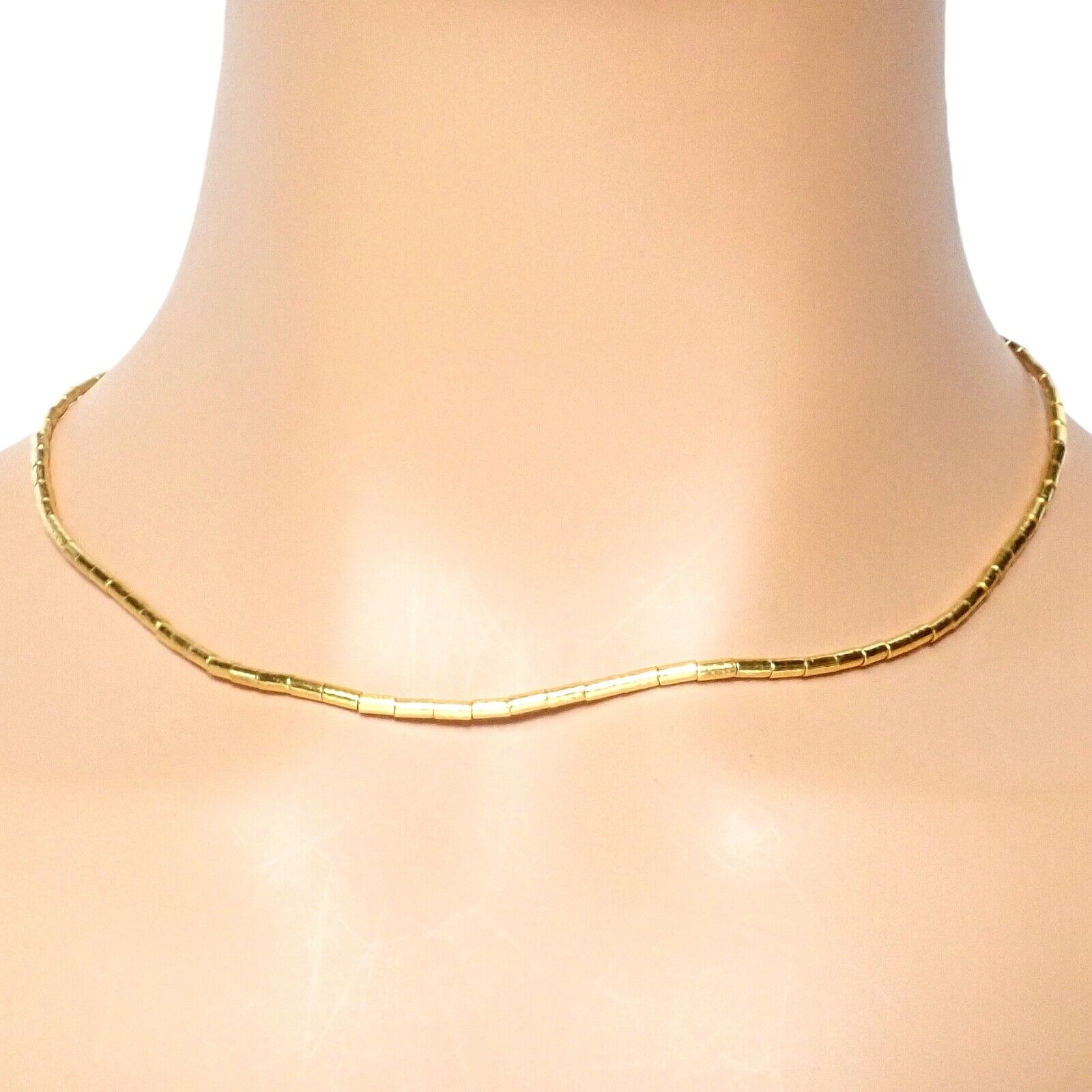 Authentic Gurhan 24K Yellow Gold Diamond Lentil Necklace - Luxury Jewelry for Women, Perfect for Weddings, Anniversaries & Special Occasions