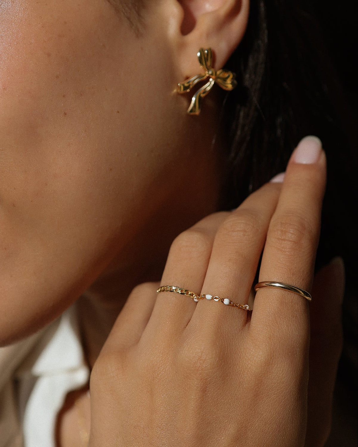 Exquisite Coconut Candy Chain Ring - Stylish & Sweet Jewelry for Women - Perfect for Parties, Gifts & Everyday Wear