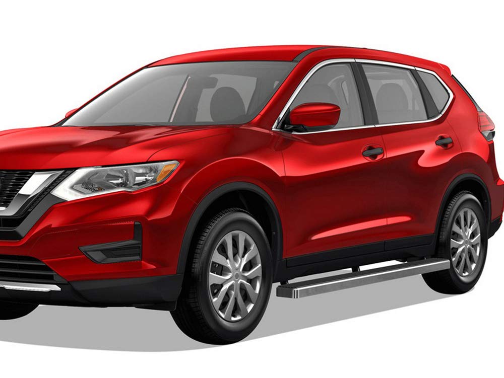 APS 4-Inch Running Boards for Nissan Rogue 2014-2020 (Excludes 2014 Select Sport) | Nerf Bars Side Steps for Off-Road & Daily Driving Protection