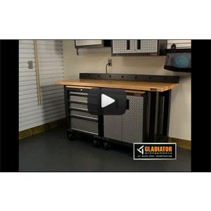 Gladiator GAGD275DLG Premier Modular Gear Drawer - Heavy Duty Storage Organizer for Garage, Workshop & Home - Perfect for Tools, Sports Equipment & DIY Supplies