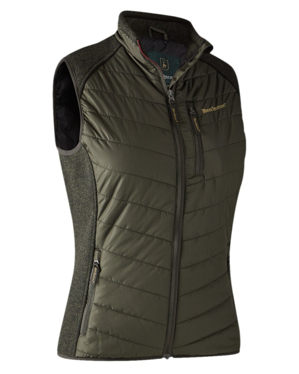 Deerhunter Lady Caroline Padded Waistcoat - Women's Warm Quilted Vest for Outdoor Hunting & Casual Wear