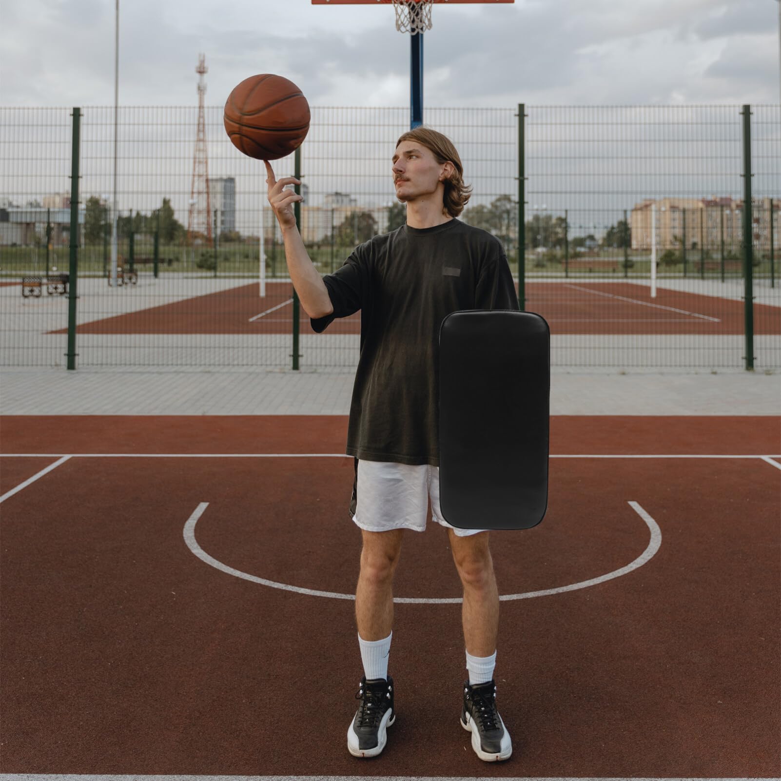 Milisten Sports Shield Blocking Pad - Basketball, Football, Soccer & Hockey Training Equipment - Durable Kick Shield for Defense Drills & Goalkeeper Practice