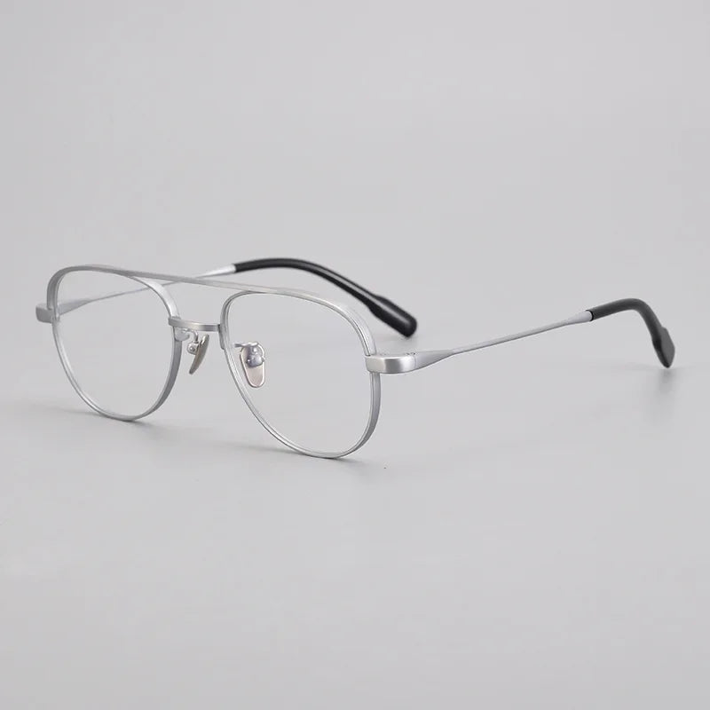 Stylish Black Titanium Oval Round Eyeglasses for Women - Lightweight & Durable Full Rim Frames - Perfect for Work, Reading & Everyday Fashion