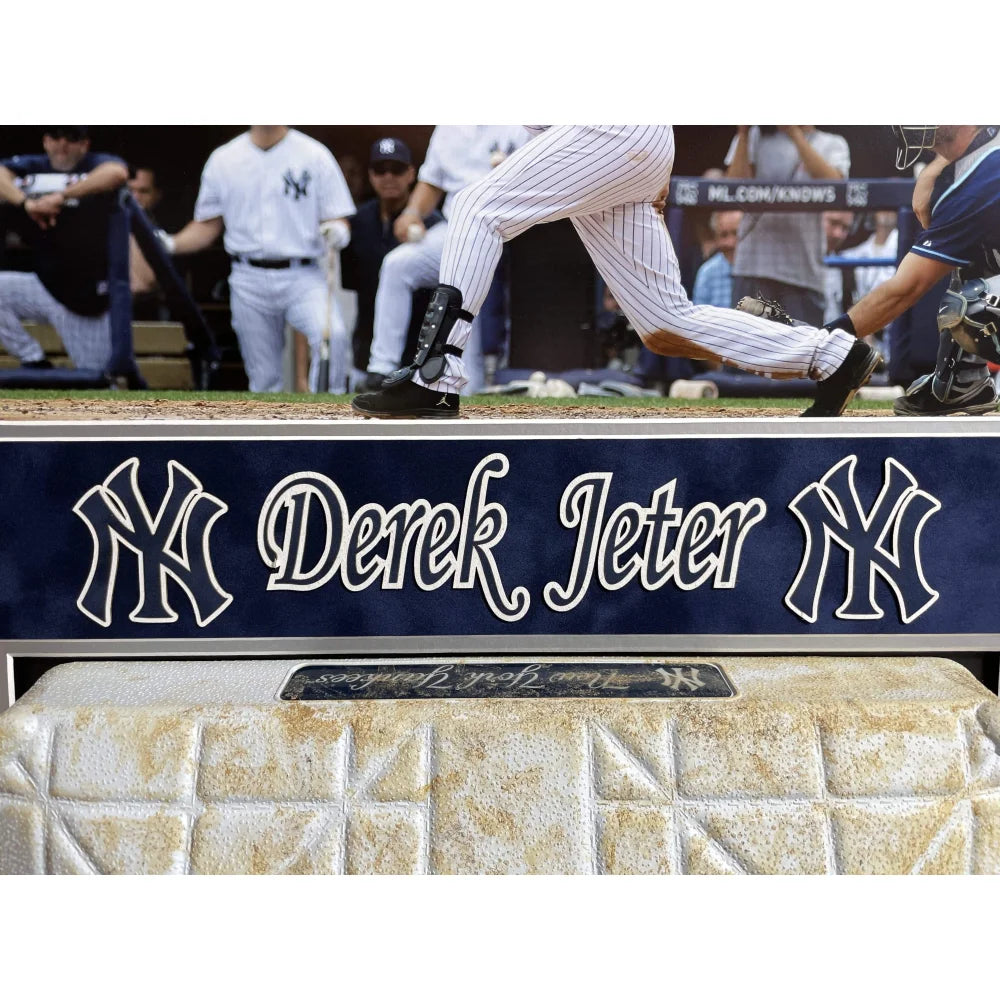 Authentic Derek Jeter Game-Used NY Yankees Base with Steiner COA - MLB Memorabilia 8/27/12 - Perfect for Yankees Fans, Sports Collectors & Man Cave Decor