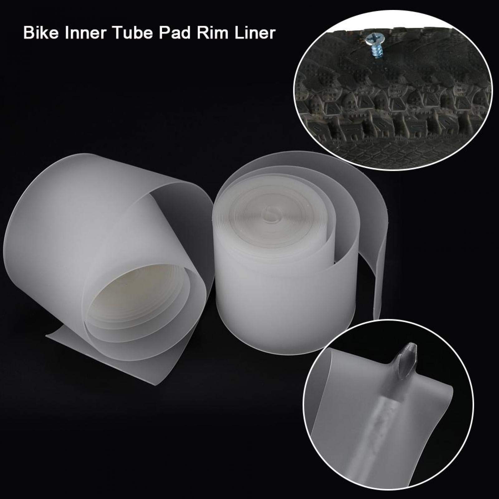 VBESTLIFE 2Pcs Bicycle Tire Protector - 0.5mm Thick Puncture-Proof Bike Tire Liner for 700C/26/27.5