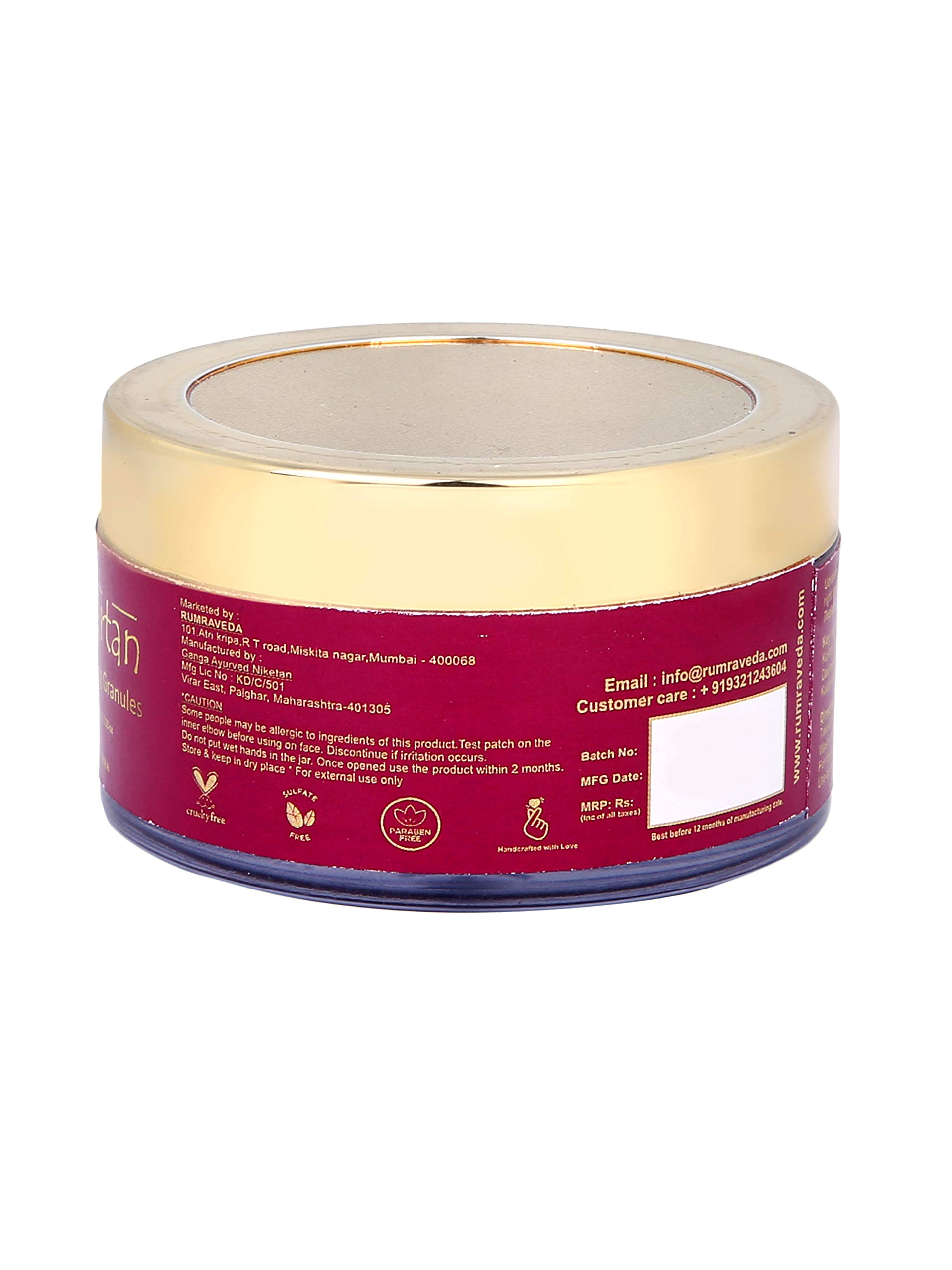 Rumraveda Udvartan Body Bathing Granules - 35g Exfoliating Scrub for Glowing Skin | Perfect for Spa, Ayurvedic Massage & Home Relaxation