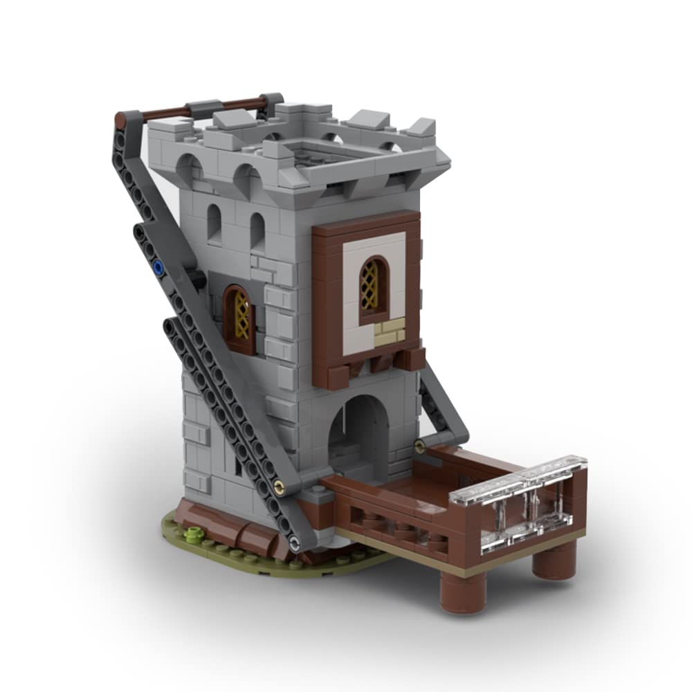 Dungeons & Dragons Mechanical Dice Tower Building Kit - 473 Pcs Self-Loading Dice Machine Model Toy with Dragon & Underground City Theme | Automatic Loading Tower Building Blocks for Kids | Perfect Christmas & Birthday Gift for Tabletop RPG Gamers & D&D Enthusiasts