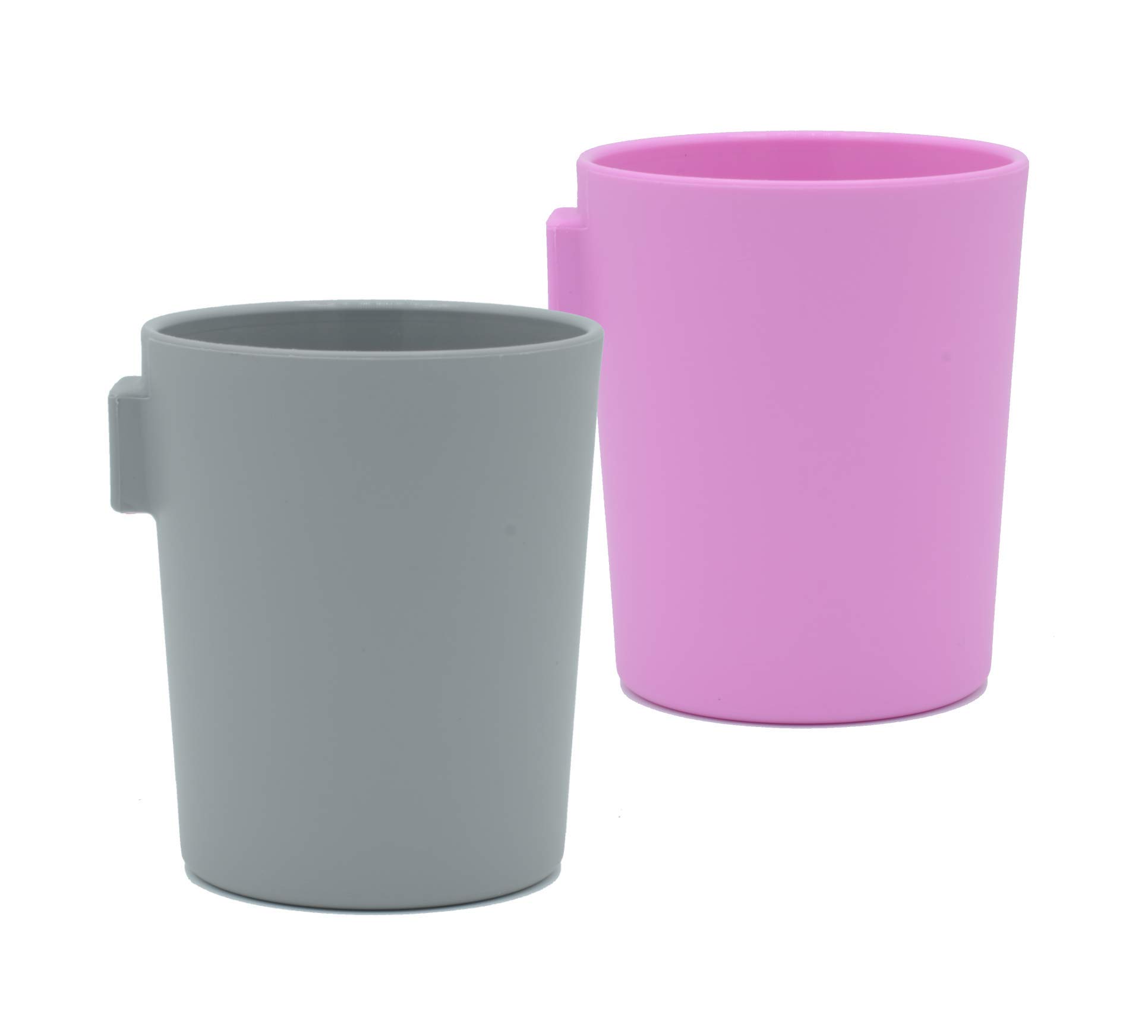 EZCUP Magnetic Fridge Cups for Kids - BPA-Free Plastic Toddler Cups with Open Top Design for Independent Drinking - USA Made Hanging Cups for Refrigerators & Water Coolers - Safe Non-Toxic Baby Cups for Home, Daycare & Travel Use