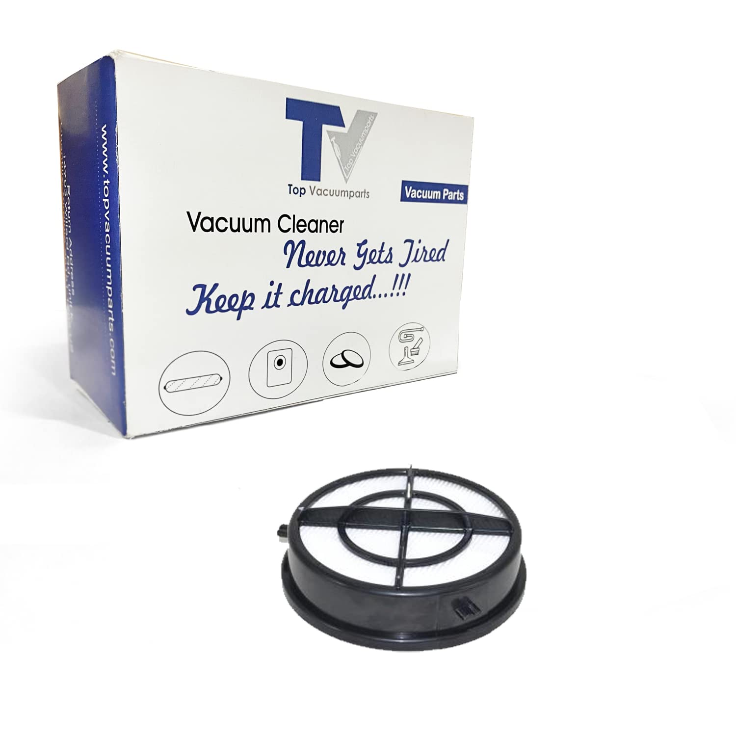 Bissell 1650 Upright Vacuum Cleaner HEPA Filter Replacement Part #1606751 Compatible - High Efficiency Dust & Allergen Removal for Pet Hair, Hard Floors & Carpets