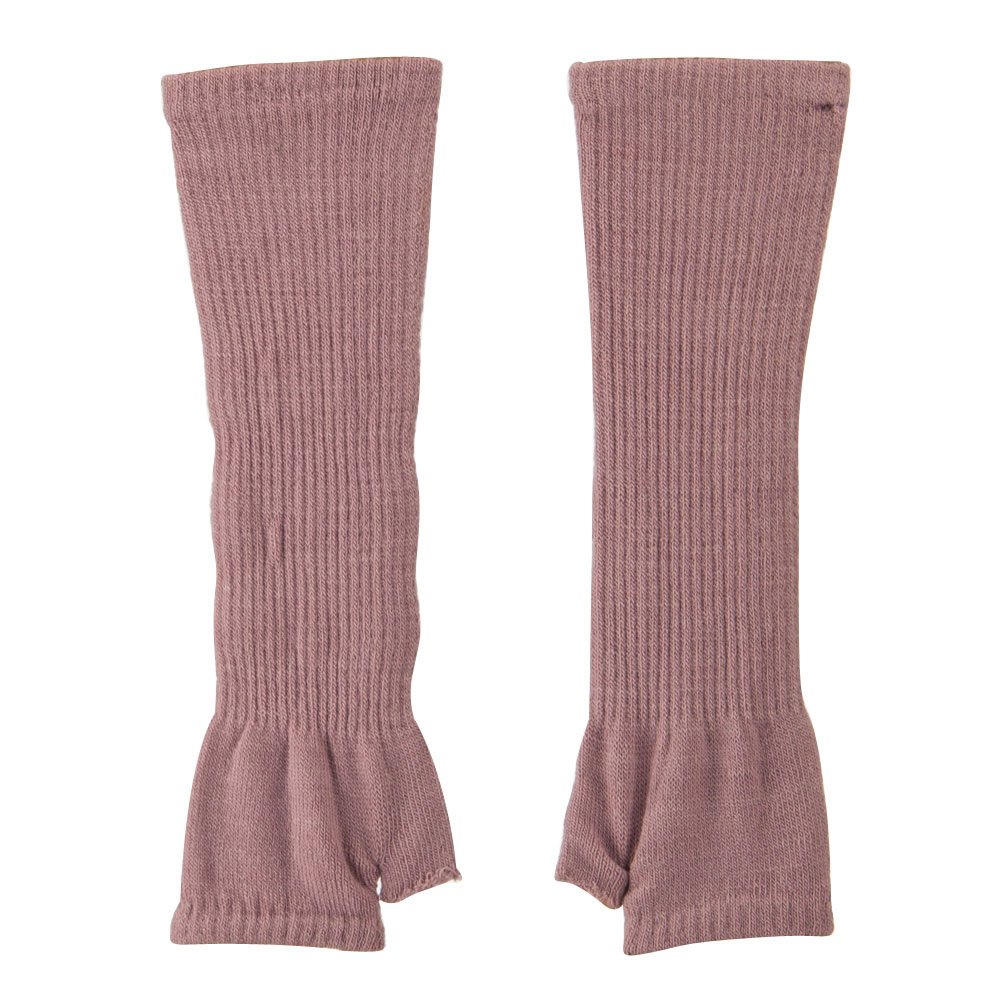 Jeanne Simmons Women's Ribbed Arm Warmers - Soft Knit Wrist Warmers for Winter, Pink | Perfect for Outdoor Activities, Running, Yoga & Cold Weather Fashion