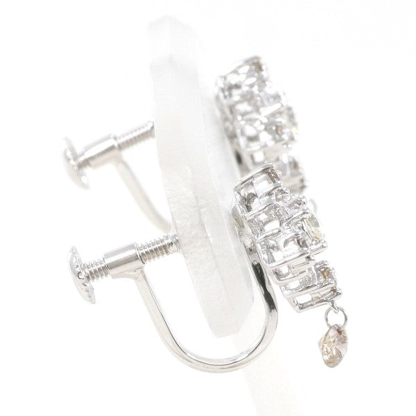 18K White Gold Brown Diamond Stud Earrings for Women - Elegant Jewelry Gift for Anniversary, Birthday & Special Occasions