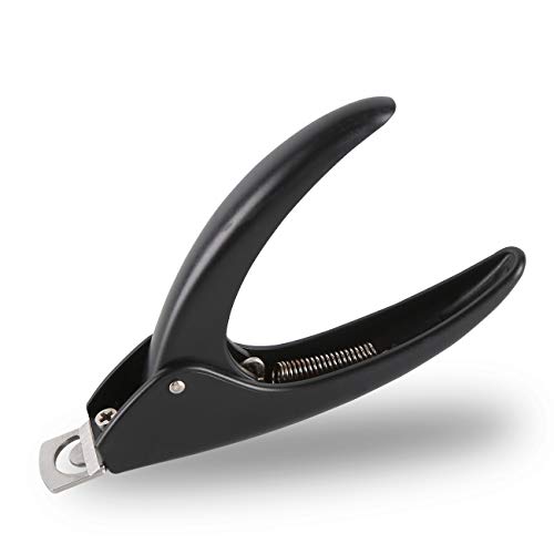 Professional Adjustable Fake Nail Clipper & Acrylic Nail Trimmer - Salon Quality Nail Tip Cutter for Home & DIY Nail Art (Black) | Perfect for Manicures, Pedicures & Nail Extensions