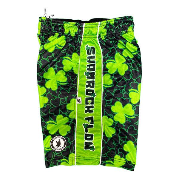 Men's Shamrock Flow Shorts - Lightweight Quick-Dry Athletic Running Shorts for Gym, Workout & Outdoor Activities