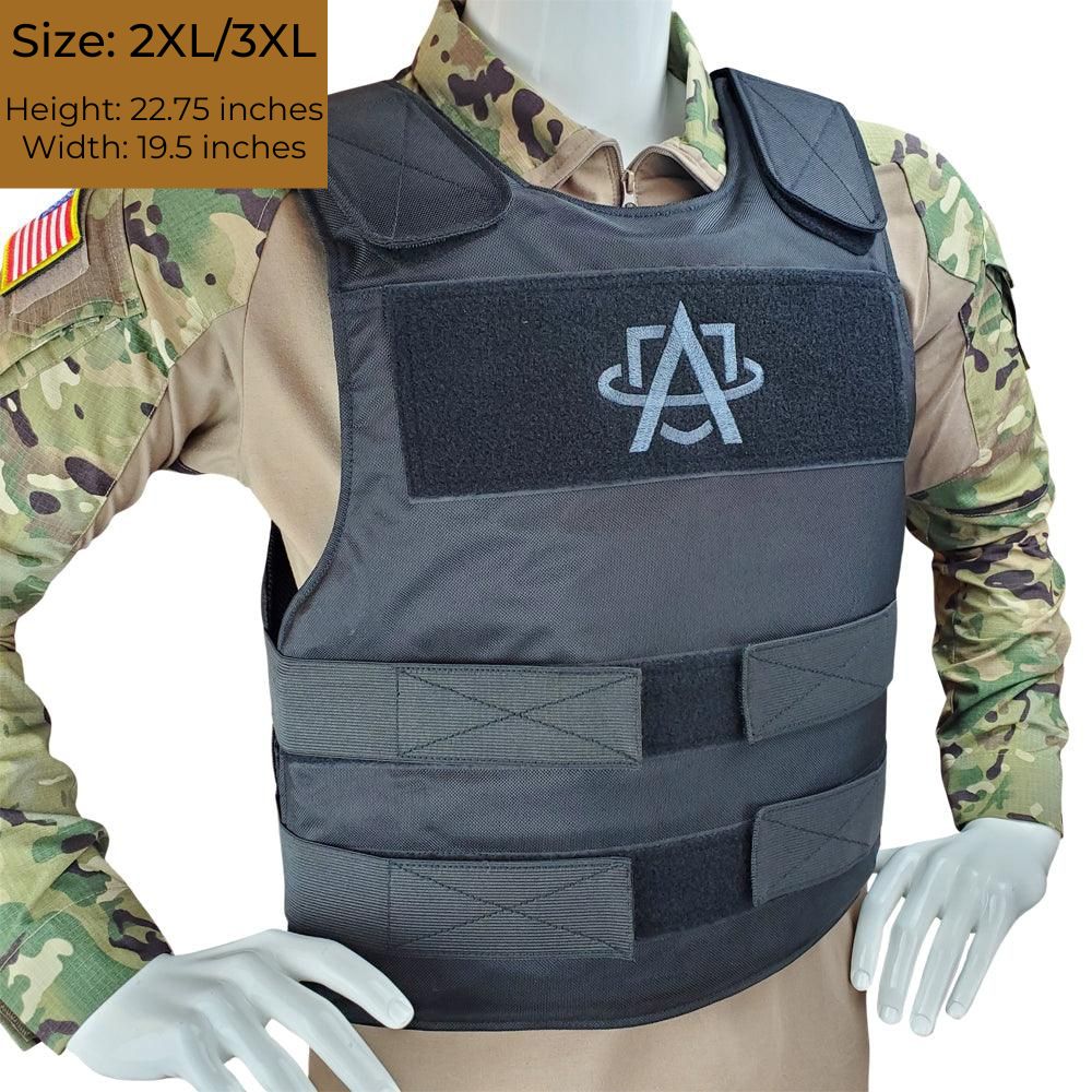 Bullet Proof Vest Level IIIA+ - Lightweight Tactical Body Armor for Law Enforcement, Security & Personal Protection - Ideal for Police, Military & Self-Defense Scenarios