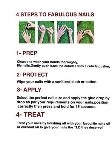 AMOK STORE Press On Nails for Women - Reusable Fake Nails with Glue & Nail Art Designs - Lightweight Acrylic Nails Set with Matte Finish (Diamond Red) - Perfect for Parties, Weddings & Everyday Wear