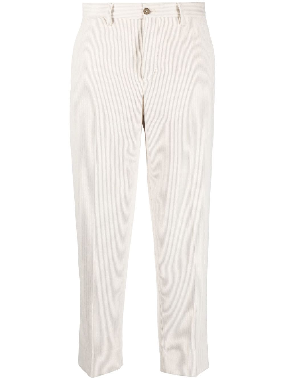 Premium White Briglia Trousers for Women - Comfortable High-Waisted Office Pants - Perfect for Business Casual & Professional Workwear