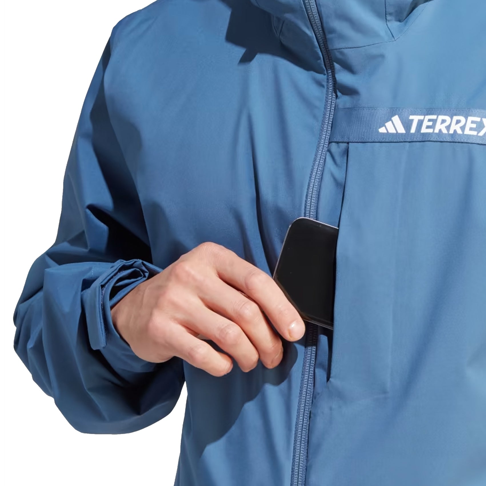 **Men's adidas Terrex Multi Rain Ready 2.5 Layer Waterproof Jacket – Lightweight & Breathable for Hiking, Camping & Outdoor Adventures**