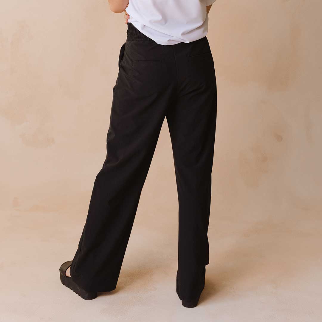 Audrey Women's Classic Black Dress Pants - Perfect for Office, Business & Formal Occasions