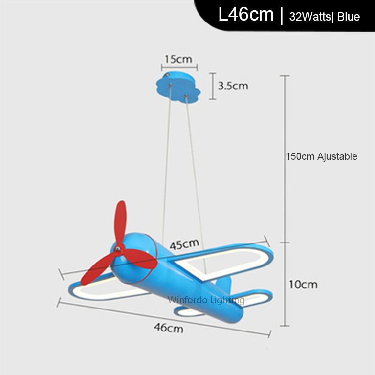 Aviation Inspired Airplane Helicopter Ceiling Light - Kids Room Decor, Nursery Lighting, Themed Bedroom Fixture for Aviation Enthusiasts