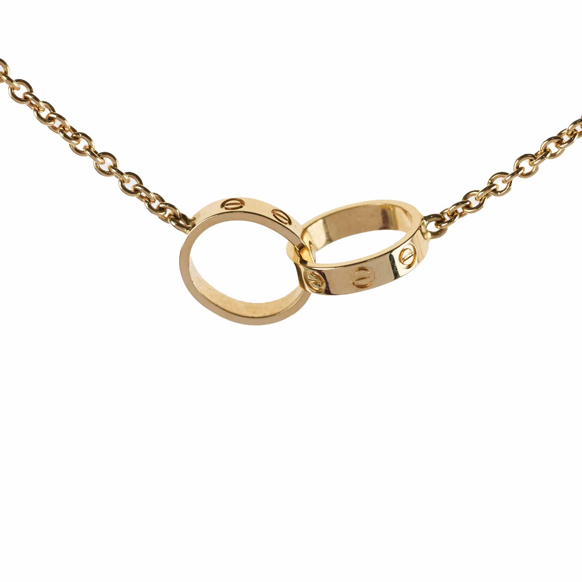 Cartier Baby Love Necklace 18K Yellow Gold Pendant - Elegant Jewelry Gift for Women, Perfect for Valentine's Day, Anniversary & Special Occasions