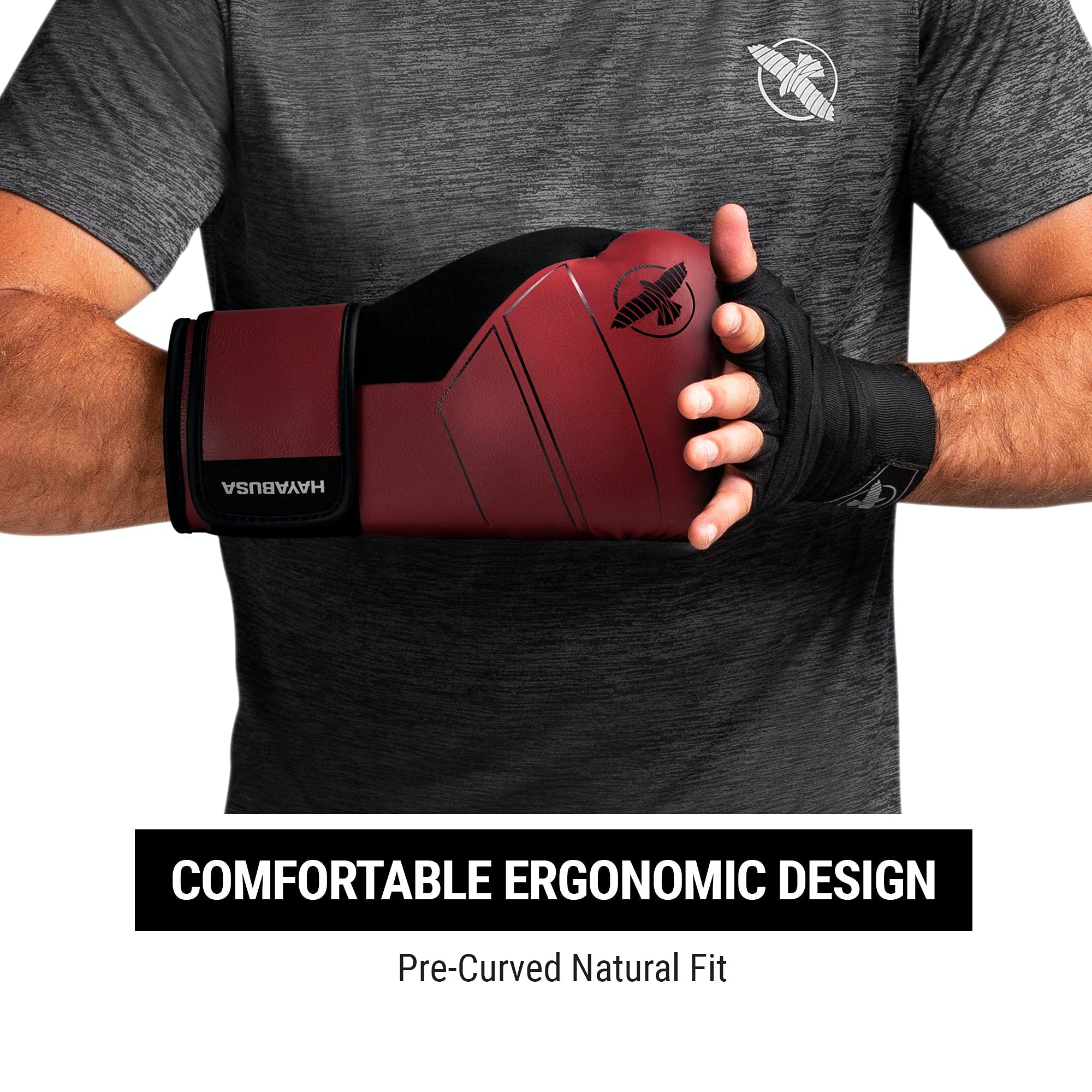 Hayabusa S4 Premium Leather Boxing Gloves for Men & Women - Professional Training, Sparring & MMA Fighting Gear for Home Gym & Boxing Club Workouts