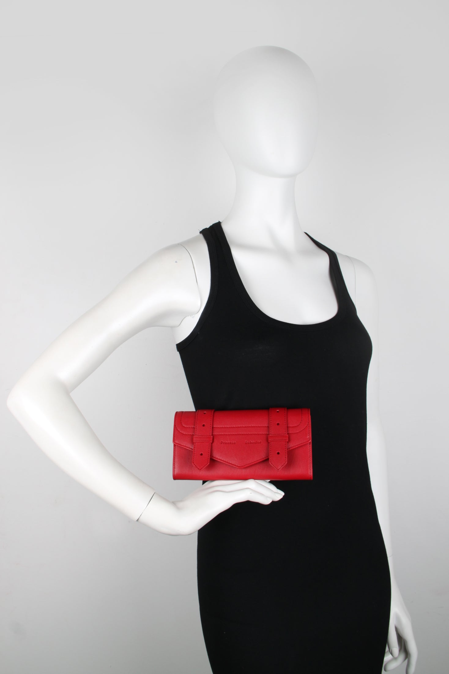 Premium PS1 Continental Flap Wallet in Ruby Red - Stylish RFID-Blocking Leather Wallet for Men & Women | Perfect for Travel, Business & Everyday Use