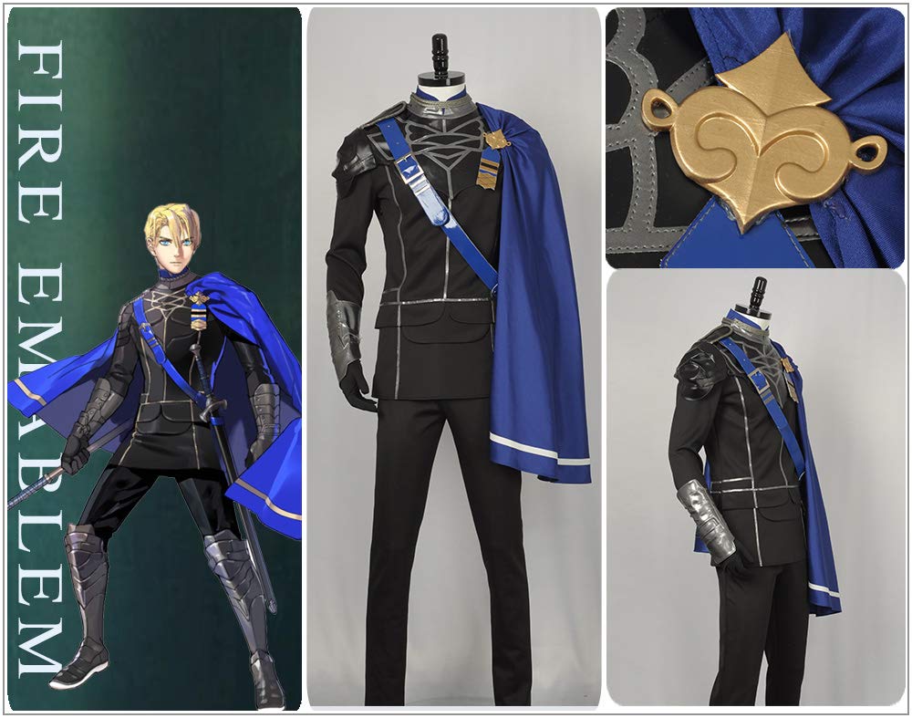 **Dimitri Alexandre Blaiddyd Cosplay Costume - Fire Emblem Three Houses Anime Outfit for Adults (Free Badge Included) | Perfect for Conventions, Halloween & Cosplay Events**