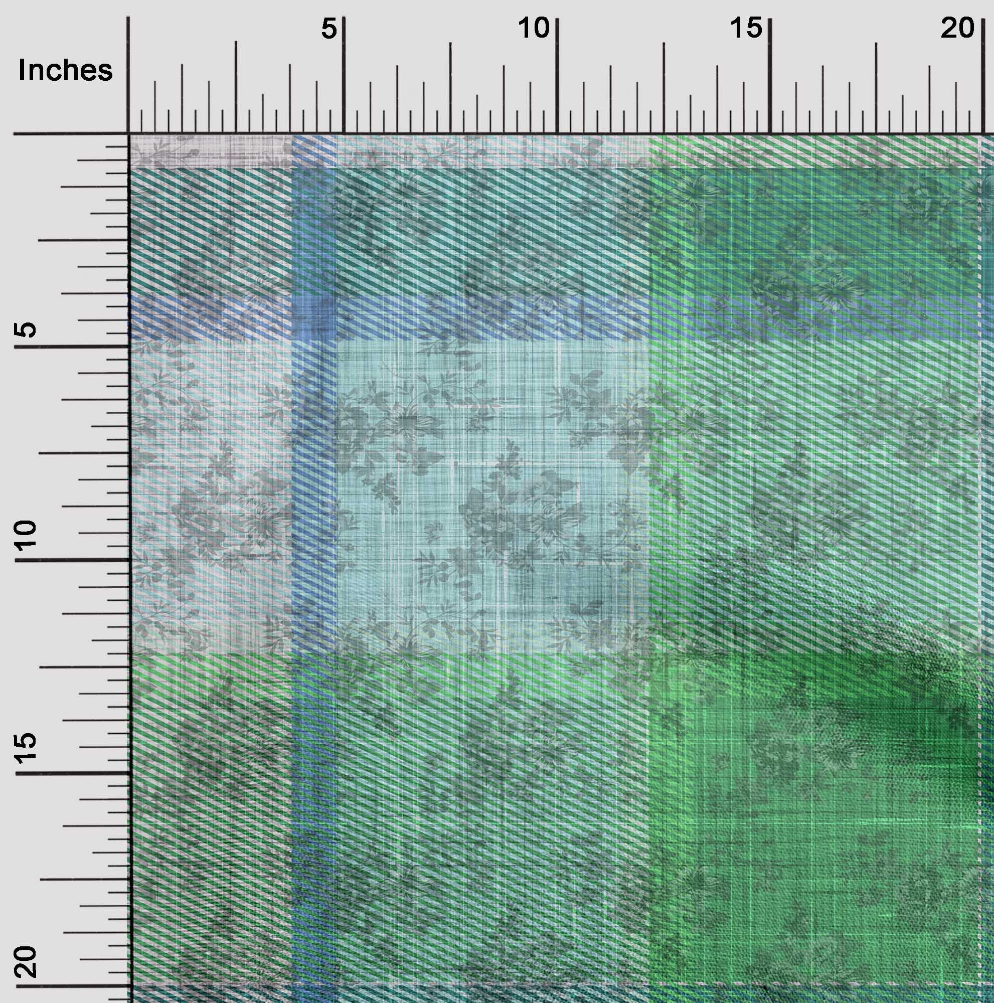 oneOone Cotton Flex Sea Green Fabric - 40 Inch Wide Printed DIY Sewing Material for Clothing, Quilting & Crafts | Premium Quality by The Yard | Perfect for Dresses, Shirts & Home Decor Projects