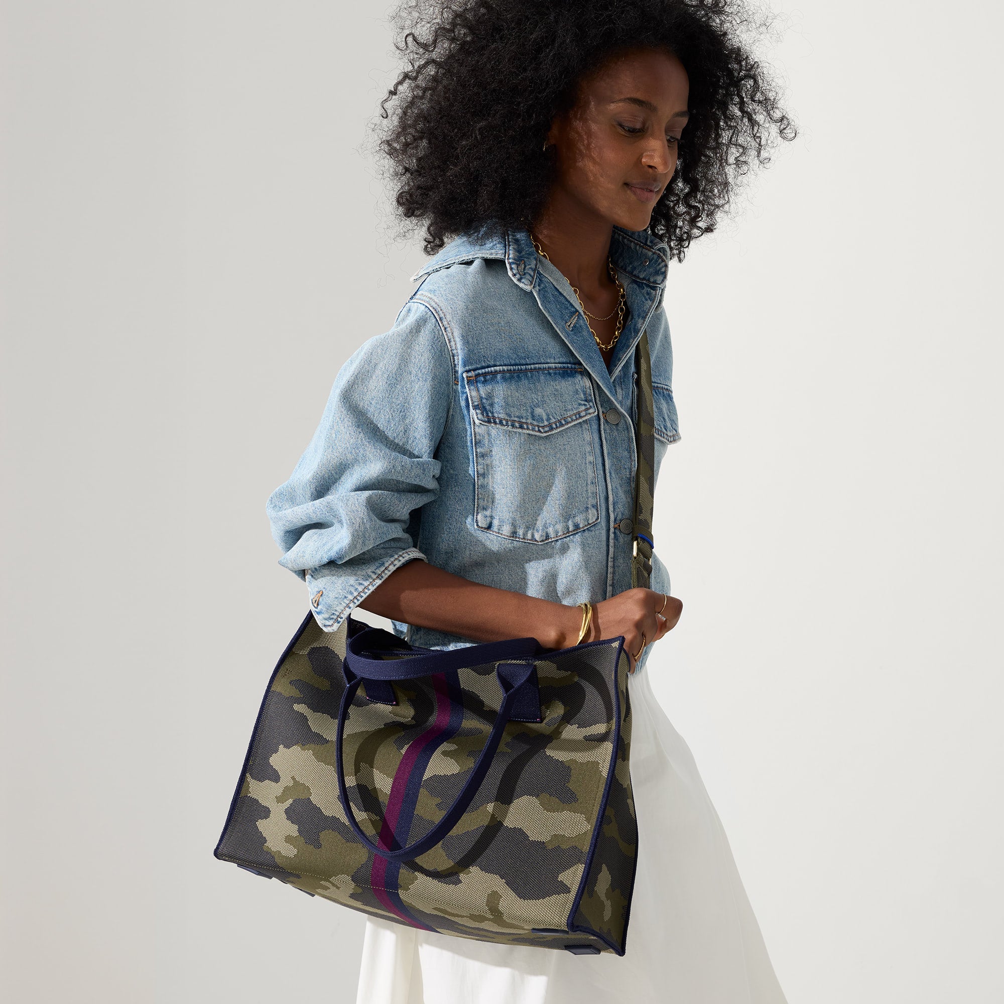 Spruce Camo Classic Tote Bag - Durable & Stylish Women's Handbag for Work, Travel & Shopping - Perfect Everyday Carryall for Office, Commute & Errands