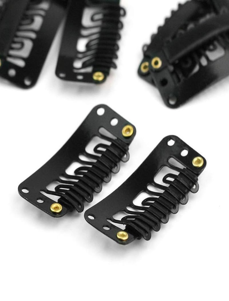 SkyHair Octagon Hair Patch Clips for Men - 4 Pack Non-Slip Hair Extensions Accessories - Perfect for Thinning Hair, Bald Spots & Styling - Great for Daily Use, Work & Special Occasions
